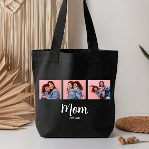 Bolsa Tote Mãe Estabelecida Roteiro Preto 3 Foto