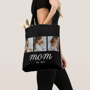 Bolsa Tote Mãe Estabelecida Roteiro Preto 3 Foto
