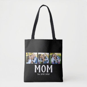 Bolsa Tote Mãe Estabelecida Roteiro Preto 3 Foto