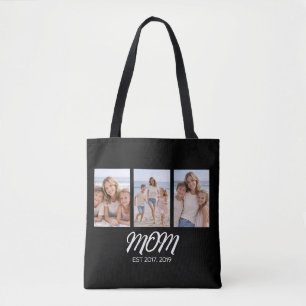 Bolsa Tote Mãe Estabelecida Roteiro Preto 3 Foto