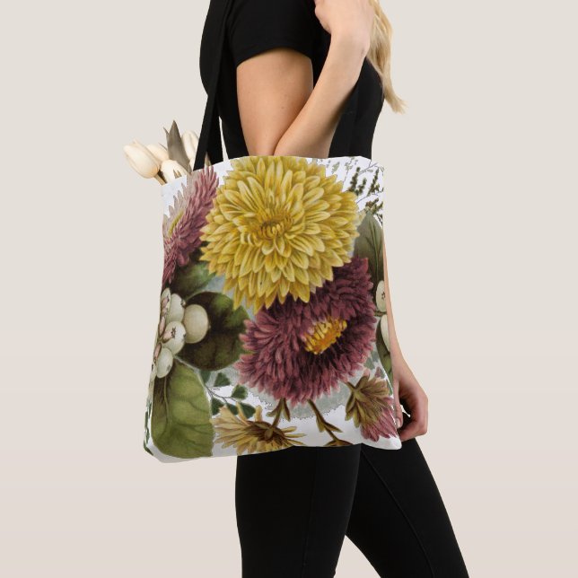 Bolsa Tote Mãe Floral de Flor com Arrefecimento (Close Up)