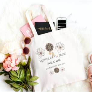 Bolsa Tote Mãe Floral do Casamento Bride Boho