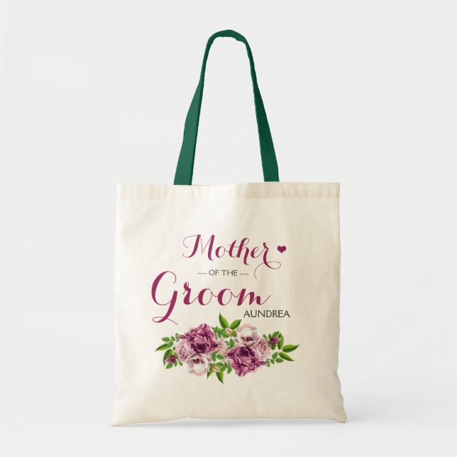 Bolsa Tote Mãe Floral Rosa do Chão (Frente)
