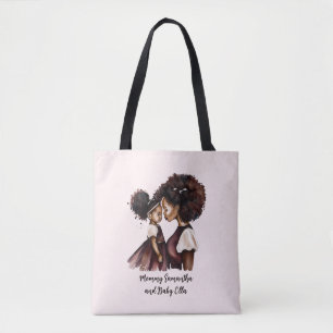 Bolsa Tote Mãe negra personalizada e filha (5)