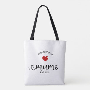Bolsa Tote Mãe Nomeada Nova Mamãe
