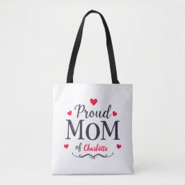 Bolsa Tote Mãe Orgulhosa de | Dia de as mães Personalizado Ba