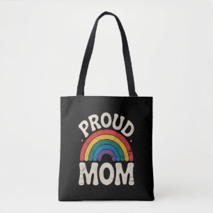 Bolsa Tote Mãe Orgulhosa LGBTQ Orgulho Gay Dia das Mães Arco-