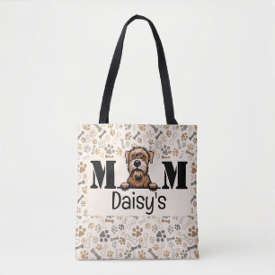 Bolsa Tote Mãe Personalizada Mão Revestida de Rodas Maciças