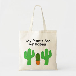 Bolsa Tote Mãe Planta - Minhas Plantas São Meus Bebês