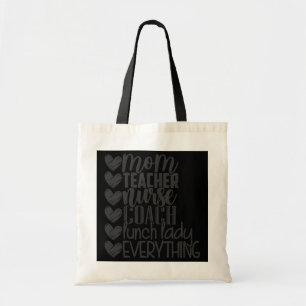Bolsa Tote mãe professora treinadora almoço dama tudo 