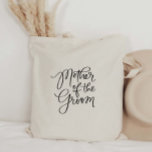 Bolsa Tote Mãe rico do Saco de Tote Letretado<br><div class="desc">Dar a nossa mão original à bolsa de tote para a Mãe do Groom para todas as suas guloseimas no dia do seu casamento!</div>