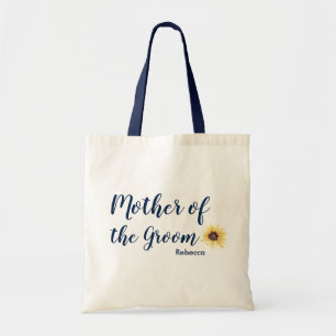 Bolsa Tote Mãe russa do girassol personalizada do noivo