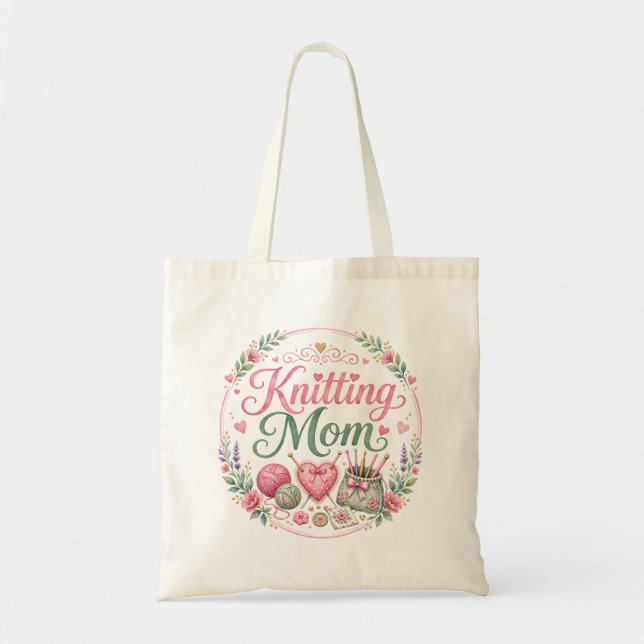 Bolsa Tote Mãe Tricotadora (Frente)