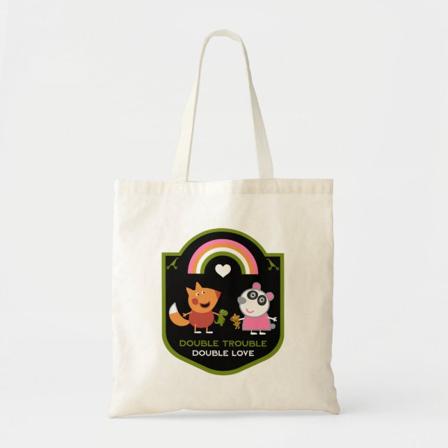 Bolsa Tote Mães De Gêmeos Fraternos (Frente)