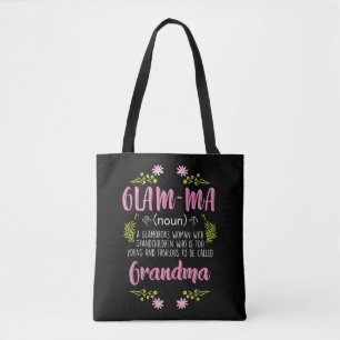 Bolsa Tote mães de Vovó Louca de Mulher Glamorosa