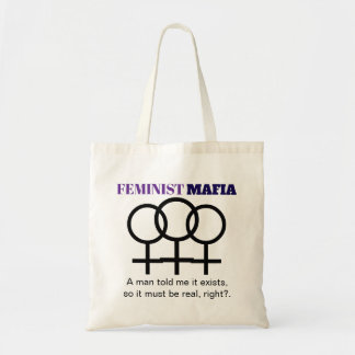 Bolsa Tote Máfia Feminista Símbolo Feminino Anti-Sexismo