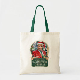 Bolsa Tote MAGA magnífica Compra de Trump de Natal