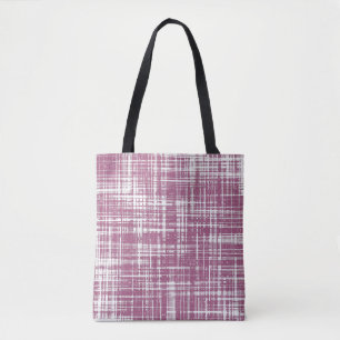 Bolsa Tote Magenta Pálida Striped