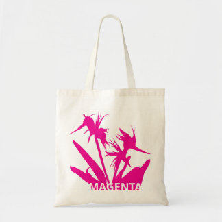 Bolsa Tote MAGENTA - Tote bag con Flor del paraiso