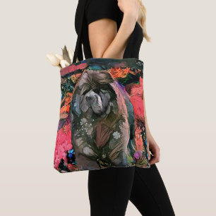 Bolsa Tote MAGGIE Black Chow Tob Saco 2 Tamanhos