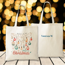 Bolsa Tote Magia de Natal das Férias de inverno