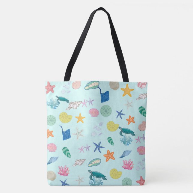 Bolsa Tote Magia Marinha (Frente)