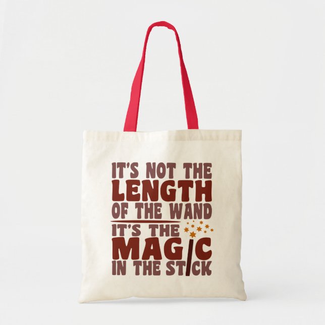 Bolsa Tote MAGIC WAND bag - escolha estilo e cor (Frente)