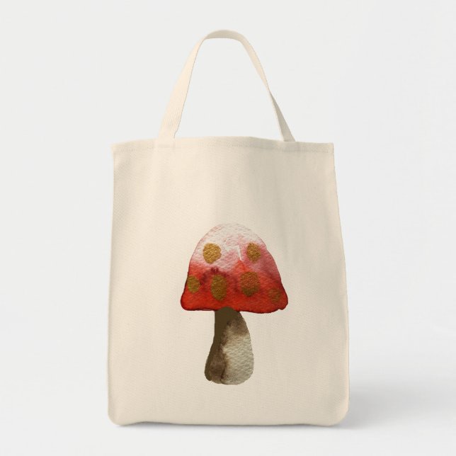 Bolsa Tote Mágica em Toadshroom vermelho (Frente)
