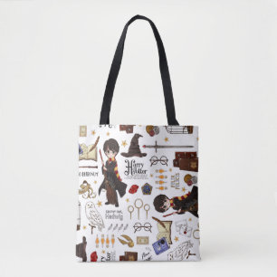 Bolsa Tote Magical HARRY POTTER™ Watercolor