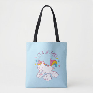 Bolsa Tote Mágico, sou um único azul