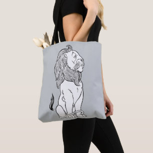 Bolsa Tote Mágico Vintage de Oz, Leão Covarde Valente