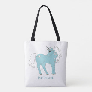 Bolsa Tote Magnética Unicórnio Cute e Adorável com Estrela