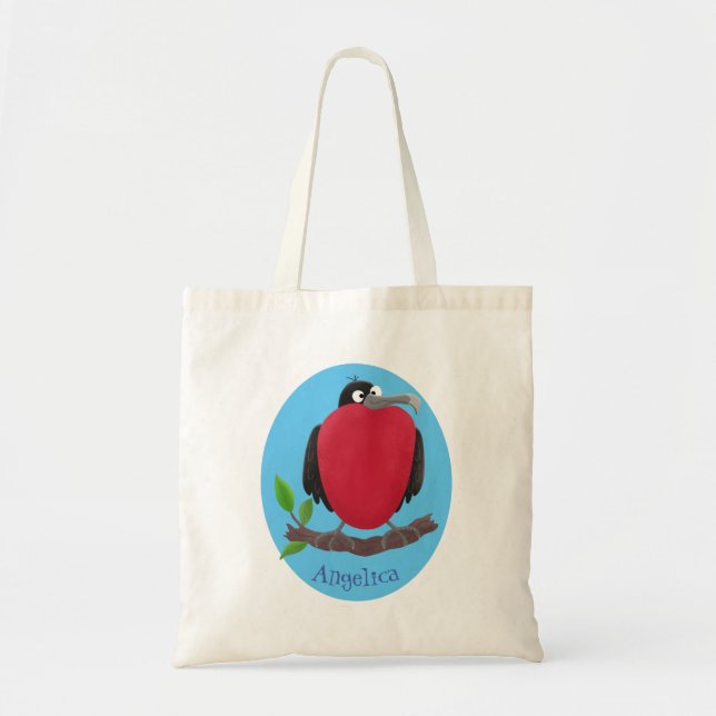 Bolsa Tote Magnífico desenho animado de pássaros (Frente)