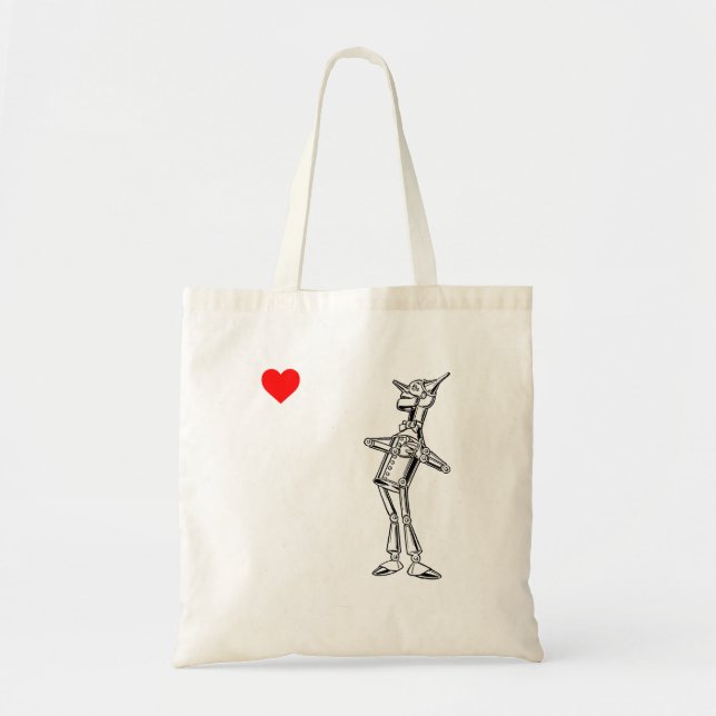 Bolsa Tote Magnífico Feiticeiro De Oz Tin Man Heart (Frente)