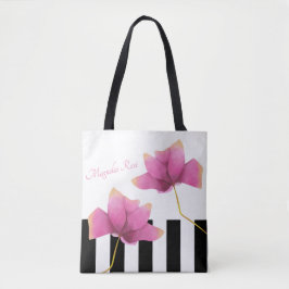 Bolsa Tote Magnolia Rosé Modern Floral Design