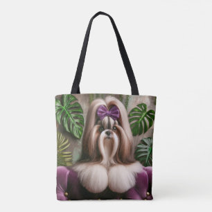 Bolsa Tote Magnum Maximus Luxe Canvas Tropical
