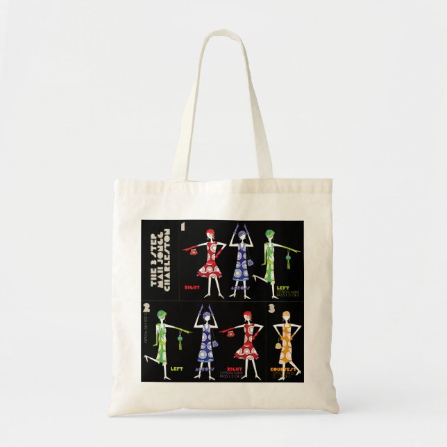 Bolsa Tote Mah Jongg Charleston/Bolsa de Azulejo americano (Frente)