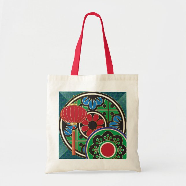 Bolsa Tote Mah Jongg Holiday (Frente)