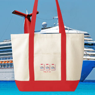 Bolsa Tote Mahj no Mar Mahjong Cruzeiro