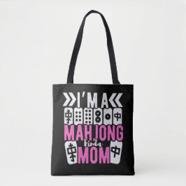 Bolsa Tote Mahjong kinda mãe | Funny mahjong