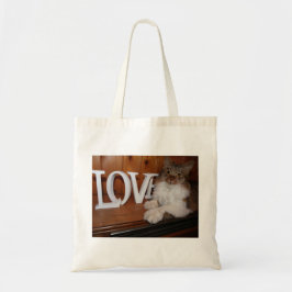 Bolsa Tote Maine Coon Cat Love