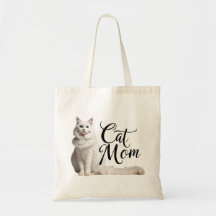 Maine Coon Empire Cat Mãe Tote Bag III