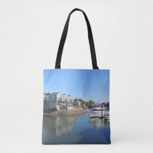 Bolsa Tote Maine Kennebunkport Boat Photo