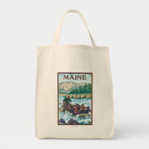 Bolsa Tote MaineRiver que transporta a cena