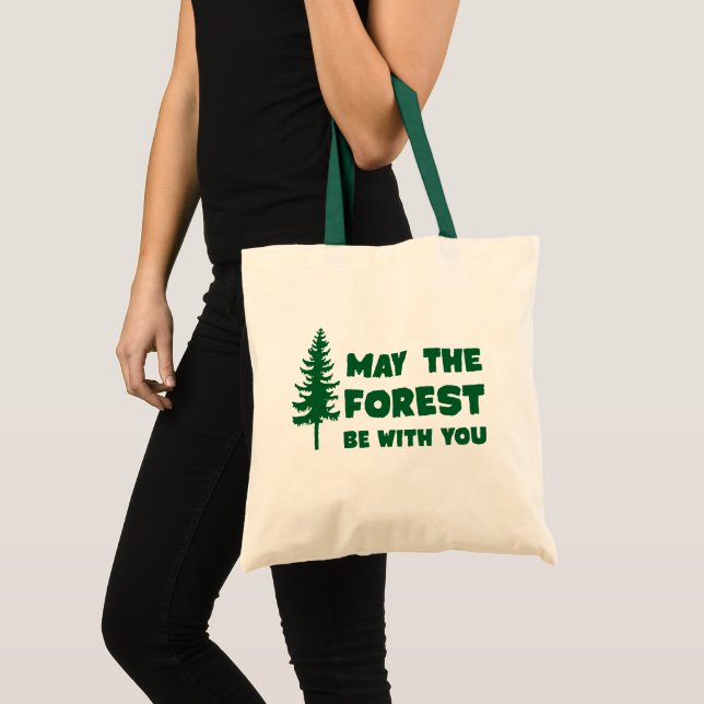 Bolsa Tote Maio a floresta seja com você (Frente (produto))