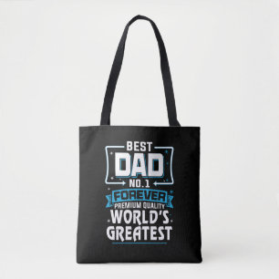 Bolsa Tote Maior No.1 do Mundo do Pai Pai dos Homens