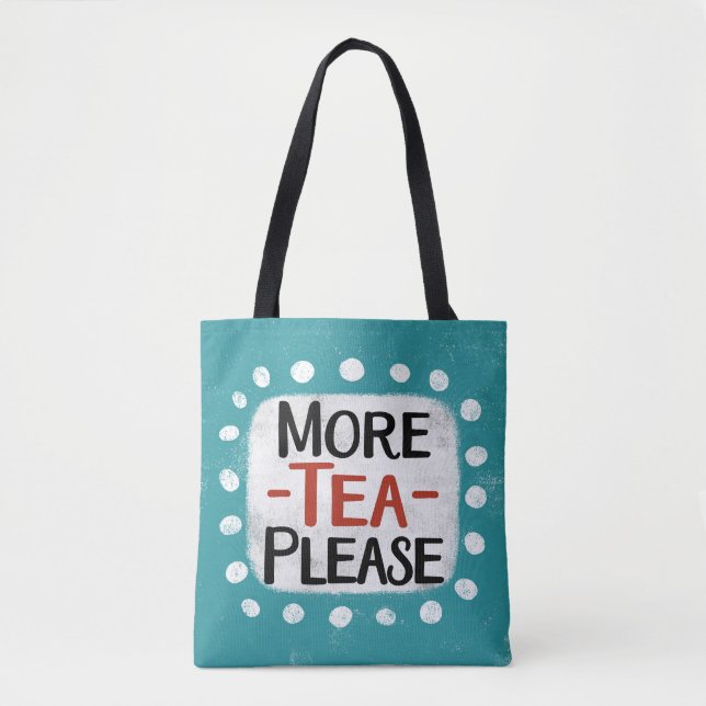 Bolsa Tote Mais Chá, Toque Bag (Frente)
