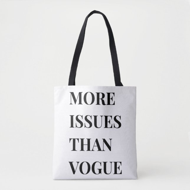 Bolsa Tote Mais Edições que a Vogue (Frente)