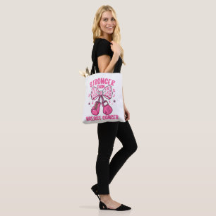 Bolsa Tote Mais forte que o câncer de mama