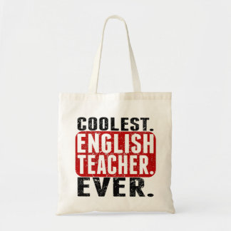 Bolsa Tote Mais fresco. Professor de inglês. Nunca